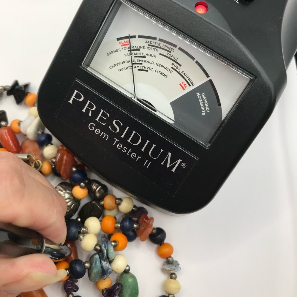 Double Strand Multicolor Semi Precious Beaded Necklace - Picture 6 of 13